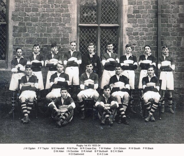 1933-34 Bloxham 1st XV