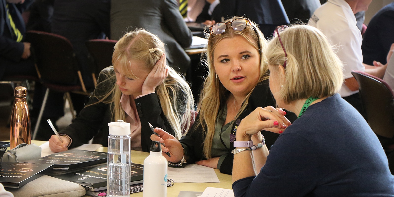 Sixth Form Student at Careers event, Future Focus