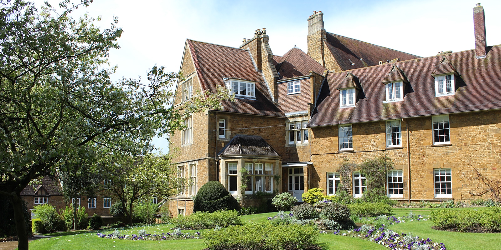 the headmaster's office from the lawn