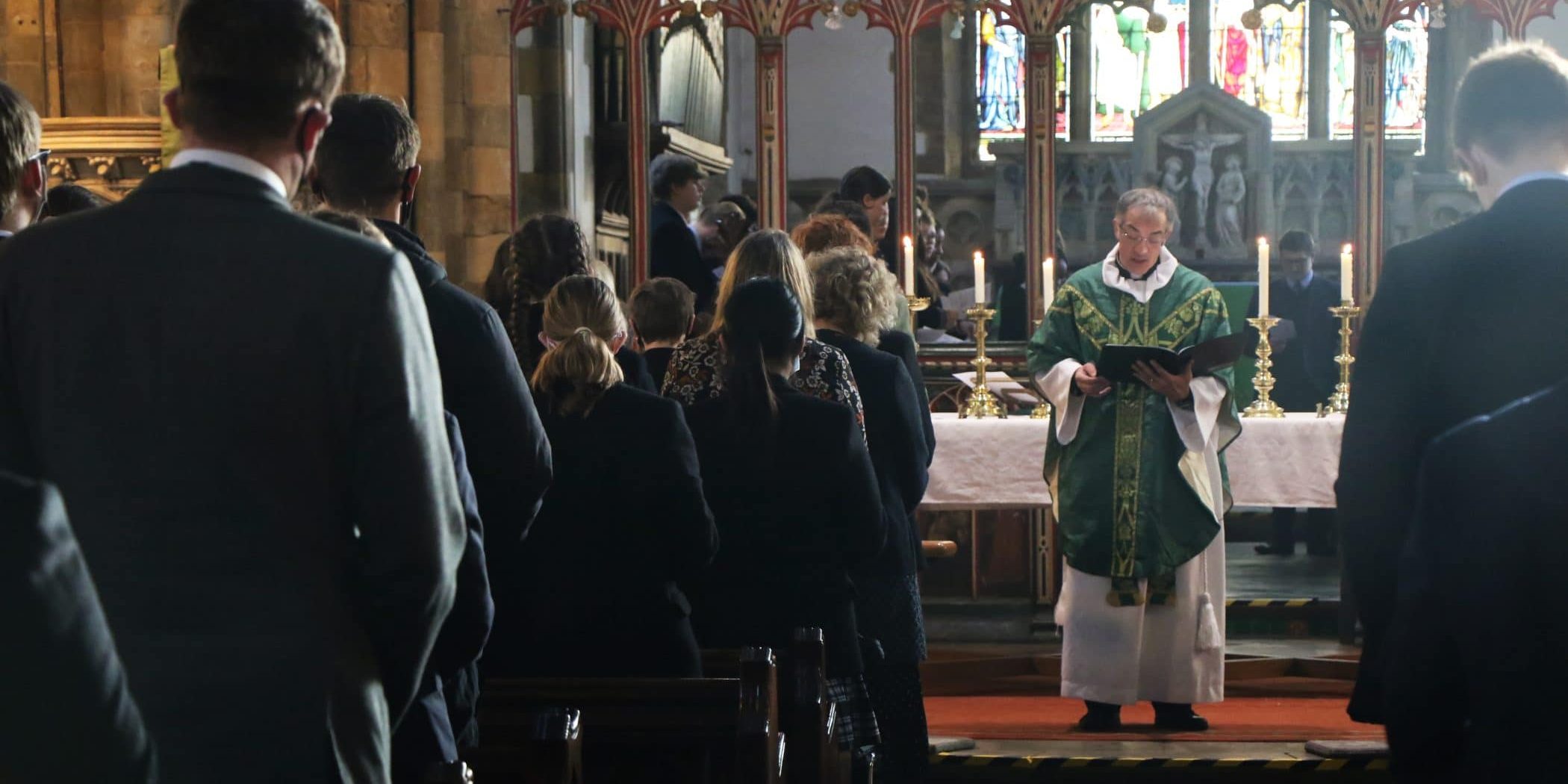 Christian Values Pastoral Father Alex in Church